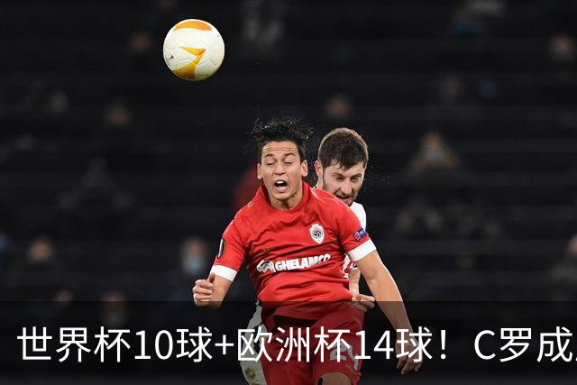世界杯10球+欧洲杯14球！C罗成历史首位进球双10+球员