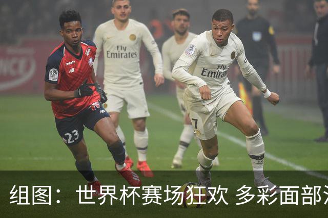 组图：世界杯赛场狂欢 多彩面部油彩勾勒球迷赤诚